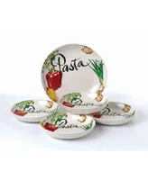 Vegetable Porcelain Pasta by Lorren Home Trends, Set of 5