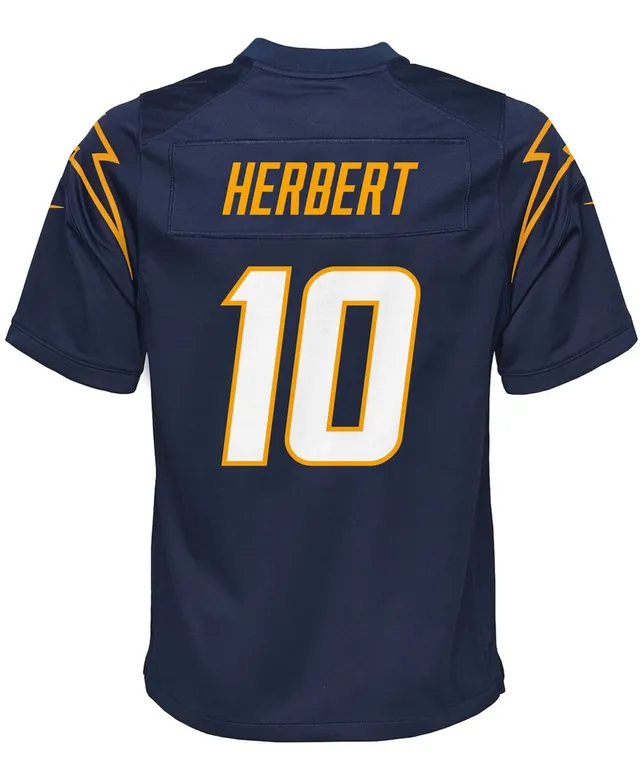 Nike Kids' Youth Justin Herbert Gold Los Angeles Chargers Inverted Team  Game Jersey