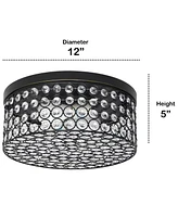 Lalia Home Glam 2 Light Round Flush Mount