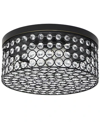 Lalia Home Glam 2 Light Round Flush Mount