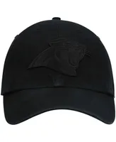 Men's Black Carolina Panthers Team Tonal Clean Up Adjustable Hat