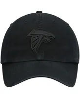 Men's Black Atlanta Falcons Team Tonal Clean Up Adjustable Hat