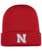 Men's Scarlet Nebraska Huskers Raised Cuffed Knit Hat