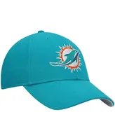 Boys Aqua Miami Dolphins Basic Mvp Adjustable Hat