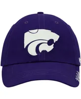 Women's Purple Kansas State Wildcats Miata Clean Up Logo Adjustable Hat