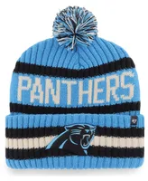 Men's Blue Carolina Panthers Bering Cuffed Knit Hat with Pom