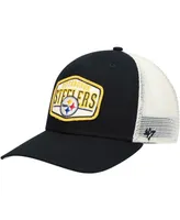 Men's Black Pittsburgh Steelers Shumay Mvp Snapback Hat