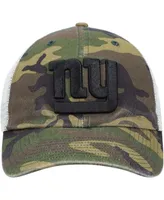 Men's Camo New York Giants Branson Mvp Trucker Snapback Hat
