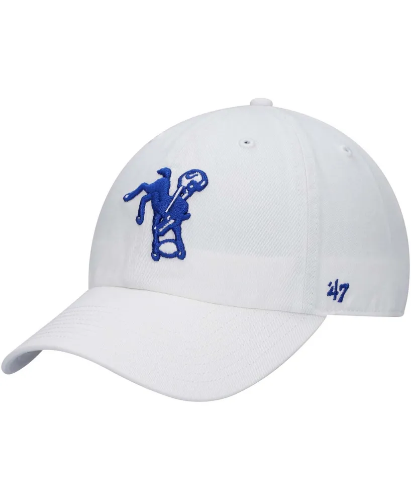 Men's White Indianapolis Colts Clean Up Legacy Adjustable Hat