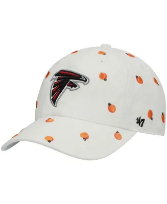 Women's White Atlanta Falcons Confetti Clean Up Adjustable Hat