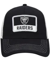 Boys Black, Natural Las Vegas Raiders Zoomer Mvp Snapback Hat