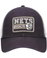 Men's Charcoal Brooklyn Nets Off Ramp Trucker Snapback Hat