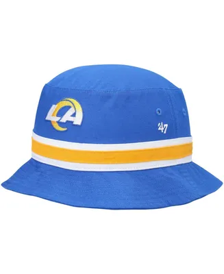 Men's Powder Blue Los Angeles Rams Striped Bucket Hat