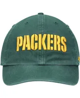 Men's Green Green Bay Packers Clean Up Script Adjustable Hat