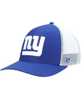 Men's Royal, White New York Giants Trucker Snapback Hat