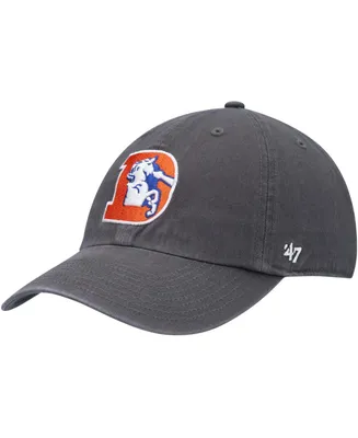 Men's Charcoal Denver Broncos Clean Up Legacy Adjustable Hat