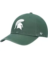 Men's Green Michigan State Spartans Clean Up Logo Adjustable Hat