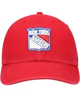 Men's Red New York Rangers Clean Up Adjustable Hat