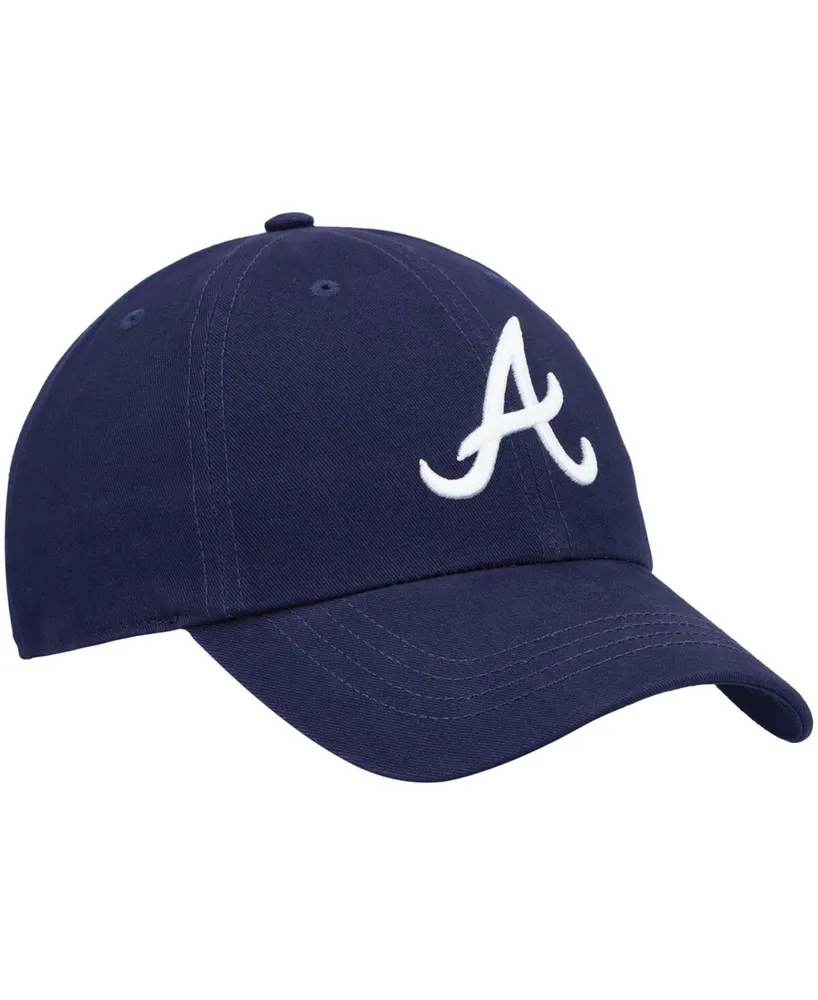 Women's Navy Atlanta Braves Team Miata Clean Up Adjustable Hat