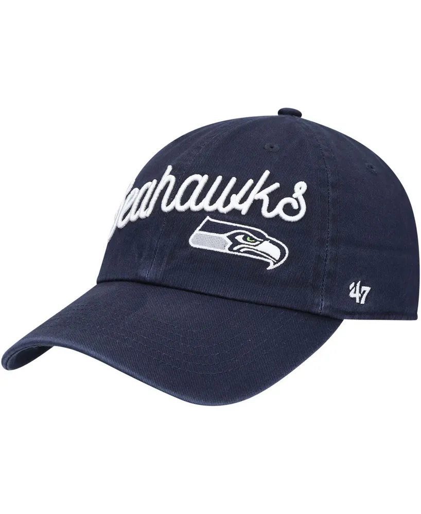 Women's New Era College Navy Seattle Seahawks Floral 9TWENTY Adjustable Hat