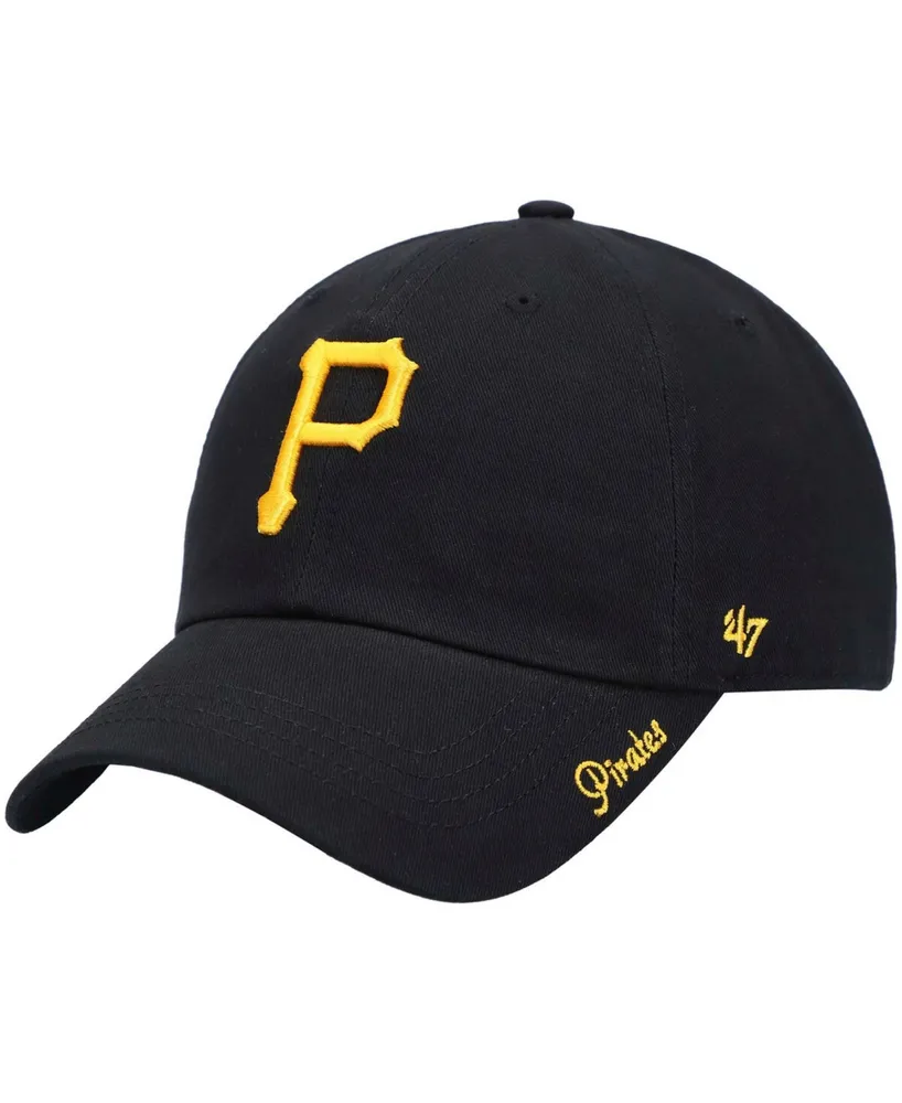 Women's Black Pittsburgh Pirates Team Miata Clean Up Adjustable Hat