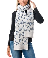 Marcus Adler Women's Ultra Soft & Cozy Leopard Scarf