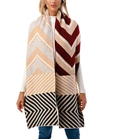 Marcus Adler Women's Ultra Soft Plush Chevron Scarf