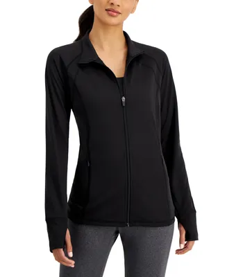 Id Ideology Women's Essentials Performance Zip Jacket, Created for Macy's