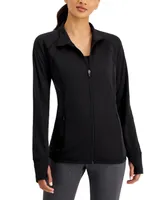 Id Ideology Women's Essentials Performance Zip Jacket, Created for Macy's