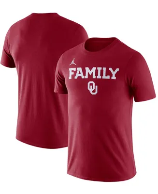 Men's Crimson Oklahoma Sooners Family T-shirt