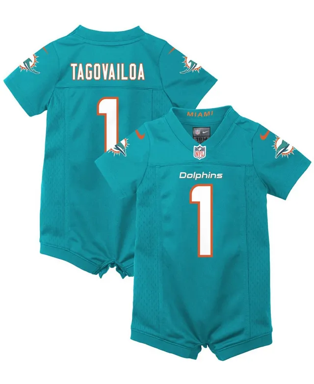 Miami Dolphins Nike Home Jersey Romper - Aqua - Tua Tagovailoa - Infant