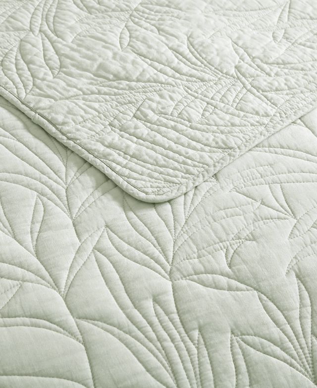 Tommy Bahama Solid Costa Sera Cotton Reversible Quilt
