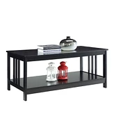 Mission Coffee Table with Shelf