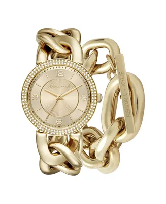 iTouch Women's Kendall + Kylie Chunky Chain Gold-Tone Metal Bracelet Watch - Gold