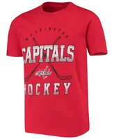 Big Boys and Girls Red Washington Capitals Digital T-shirt