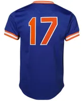 Men's Keith Hernandez Royal New York Mets Cooperstown Mesh Batting Practice Jersey