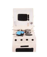 PopOhVer Pretend Play Kitchen Stove Play Set, 3 Piece