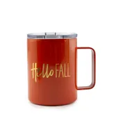 Thirstystone by Cambridge 16 oz "Hello Fall" Insulated Coffee Mugs Set, 2 Piece