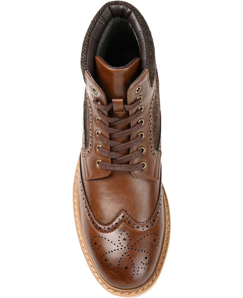 Vance Co. Men's Harlan Wingtip Ankle Boots