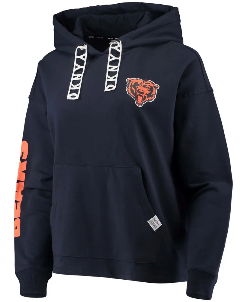 Women's Navy Chicago Bears Staci Pullover Hoodie