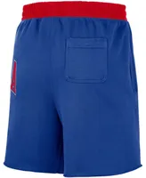 Men's Royal Philadelphia 76Ers 75Th Anniversary Courtside Fleece Shorts