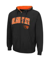 Men's Black Oregon State Beavers Arch Logo 3.0 Full-Zip Hoodie