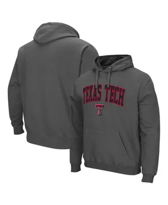 Men's Charcoal Texas Tech Red Raiders Arch Logo 3.0 Pullover Hoodie