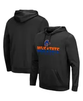 Men's Black Boise State Broncos Lantern Pullover Hoodie