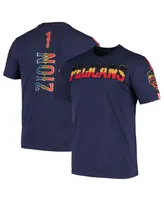 Men's Zion Williamson Navy New Orleans Pelicans Player T-shirt