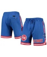 Men's Blue Detroit Pistons Chenille Shorts