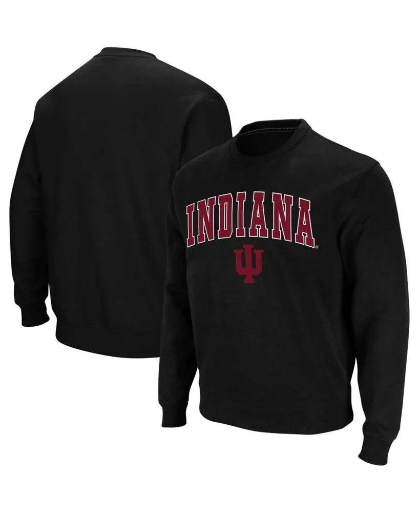 Colosseum Men's Indiana Hoosiers Arch Logo Crew Neck Sweatshirt