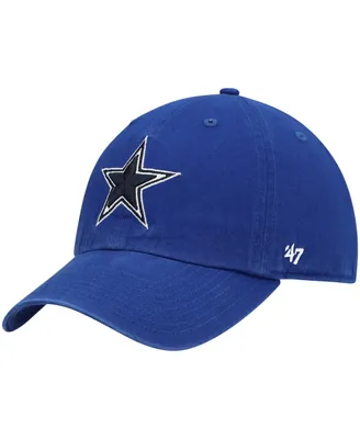 Men's Royal Dallas Cowboys Primary Clean Up Adjustable Hat