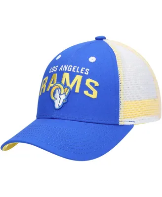 Boys Royal and White Los Angeles Rams Core Lockup Snapback Hat