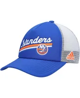 Women's Royal, White New York Islanders Foam Trucker Snapback Hat